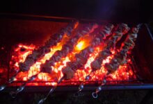Photo of Шашлык из свинины на мангале