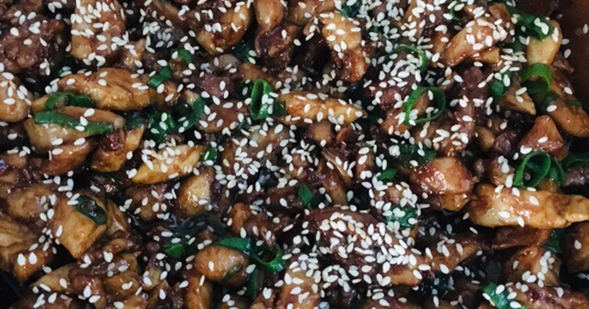 Фото 50 — Курица терияки с овощами