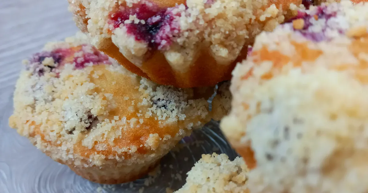 Фото 60 — Маффины с ягодами и ванилью