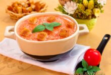 Photo of Суп-гаспачо с помидорами и огурцом