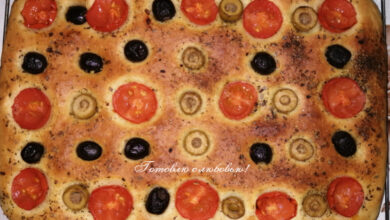 Photo of Фета с оливками и томатами