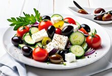 Photo of Греческий салат с оливками