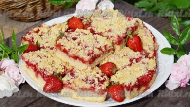 Photo of Пирог с клубникой и ванилью