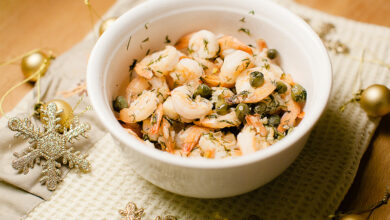 Photo of Чесночные креветки на сковороде