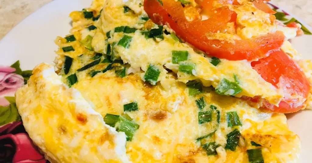 Фото 8 — Омлет с помидорами и сыром