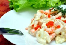 Photo of Салат с кальмарами и огурцом