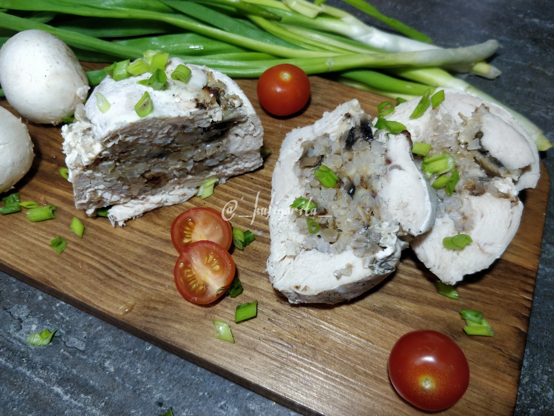 Фото 24 — Гречка с грибами и луком