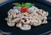 Photo of Паста с грибами и сливочным соусом
