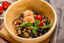 Photo of Паста с морепродуктами и томатами