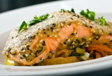 Photo of Запеченный лосось с лимоном