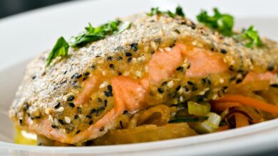 Photo of Запеченный лосось с лимоном