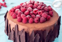 Photo of Шоколадный торт с малиной