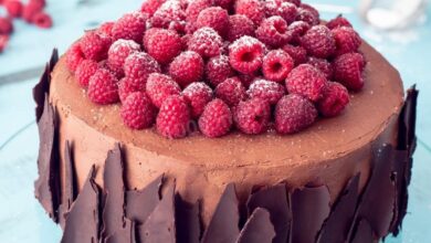 Photo of Шоколадный торт с малиной